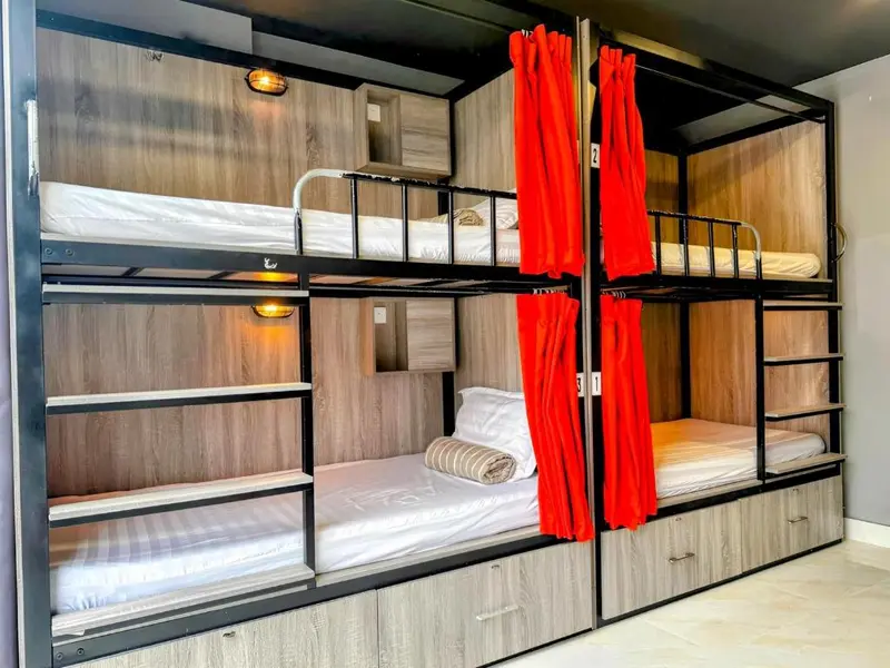 Base Backpackers hotel interior