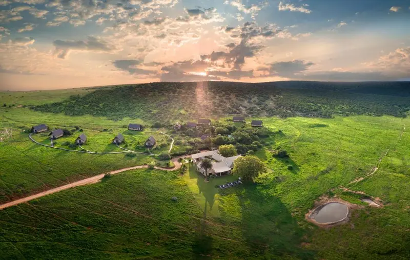 Elephant Camp hotel in Victoria Falls