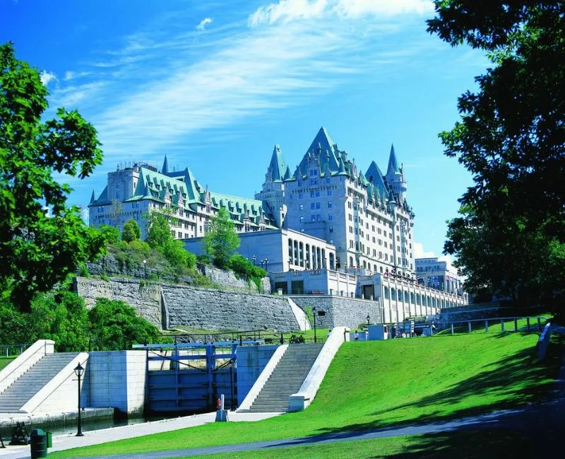 Fairmont Chateau Laurier hotel in Ottawa