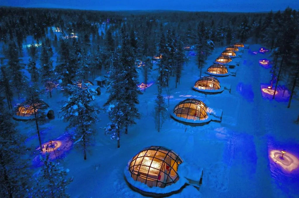 Kakslauttanen Arctic Resort hotel in Saariselka