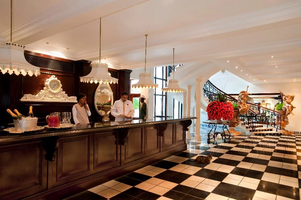 The Oyster Box hotel in Umhlanga