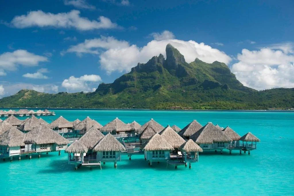 The St. Regis Bora Bora Resort hotel in Motu Ome'e