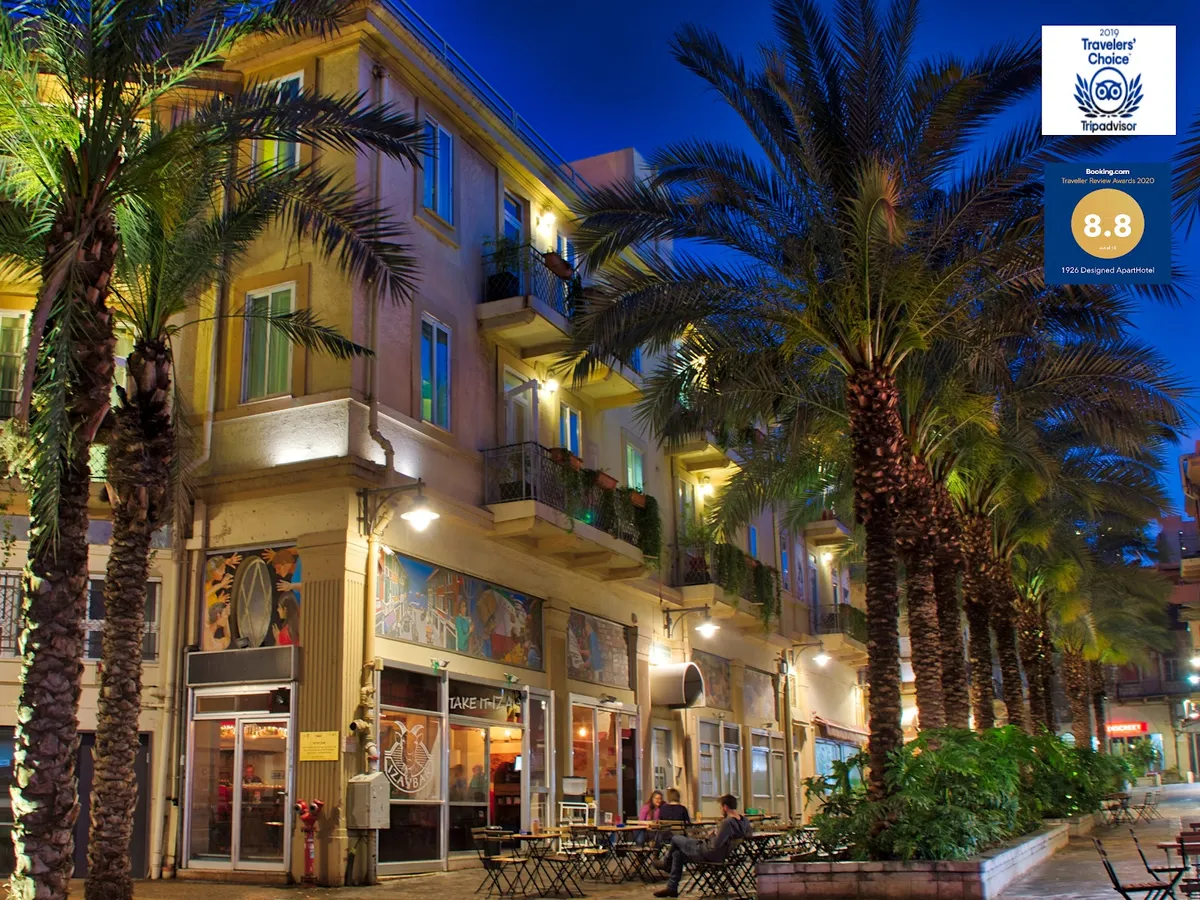1926 Designed Apartments Hotel, Haifa exterior view