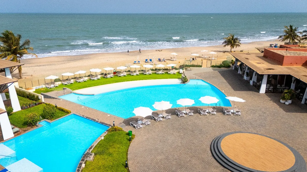 African Princess Beach Hotel, Kololi exterior view