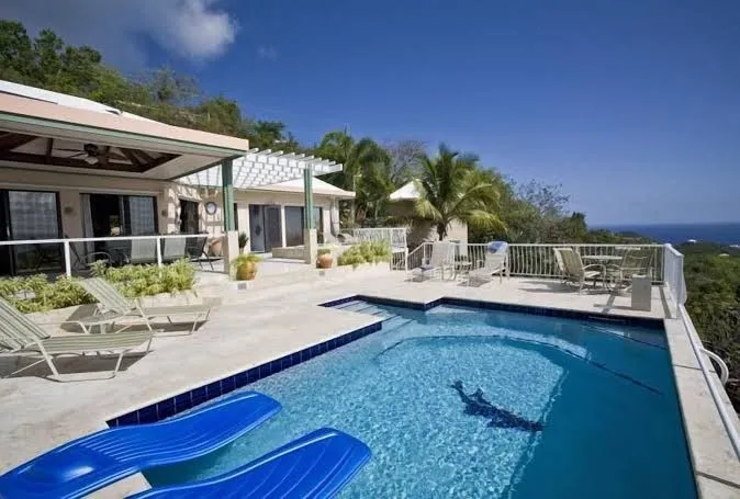 Allesandra - Expansive Views - All A/C - 4 Bedroom villa. Pool-Spa!, St John exterior view