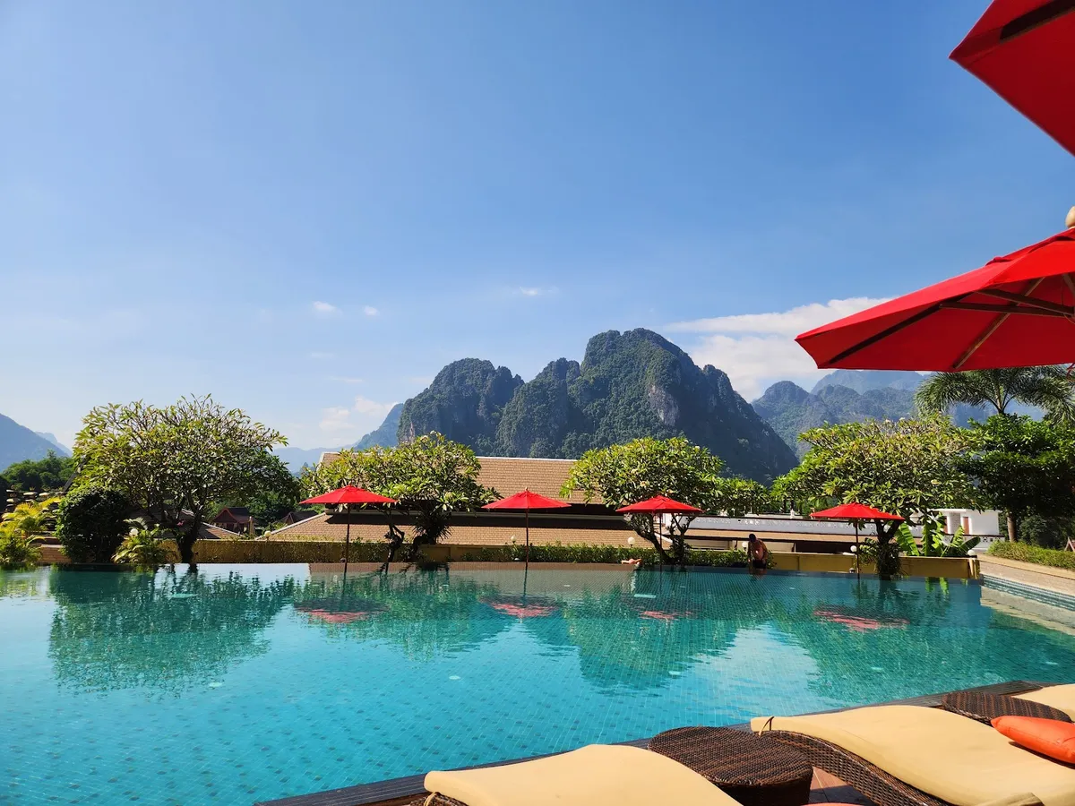 Amari Vang Vieng, Vang Vieng exterior view