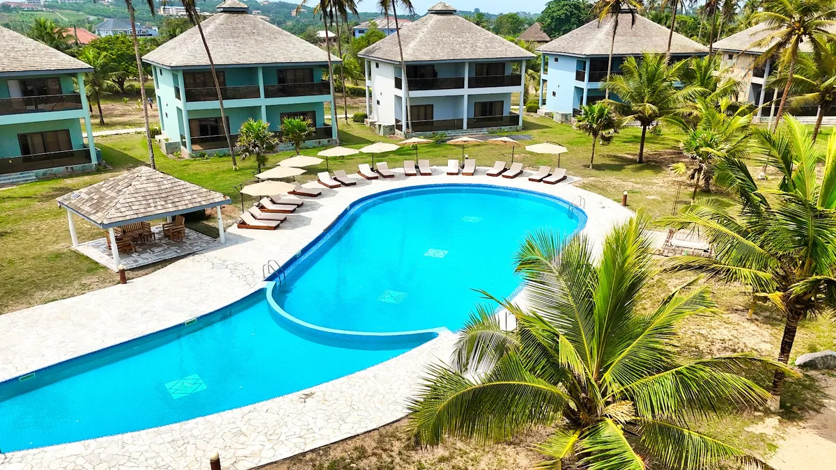 AnoMansa Beach Resort at Elmina Bay, Cape Coast exterior view