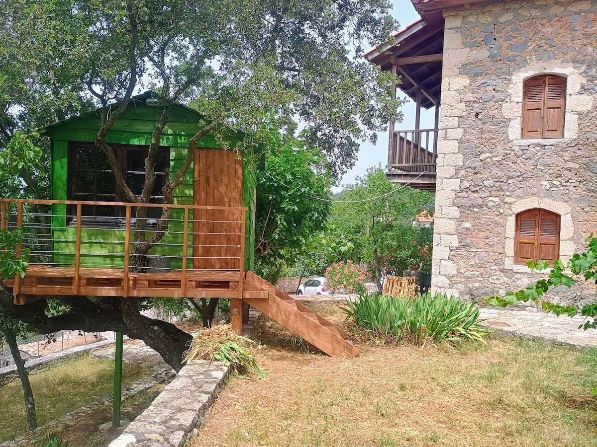 Arcadianis Villa at Psari Arkadias, Peloponnese exterior view