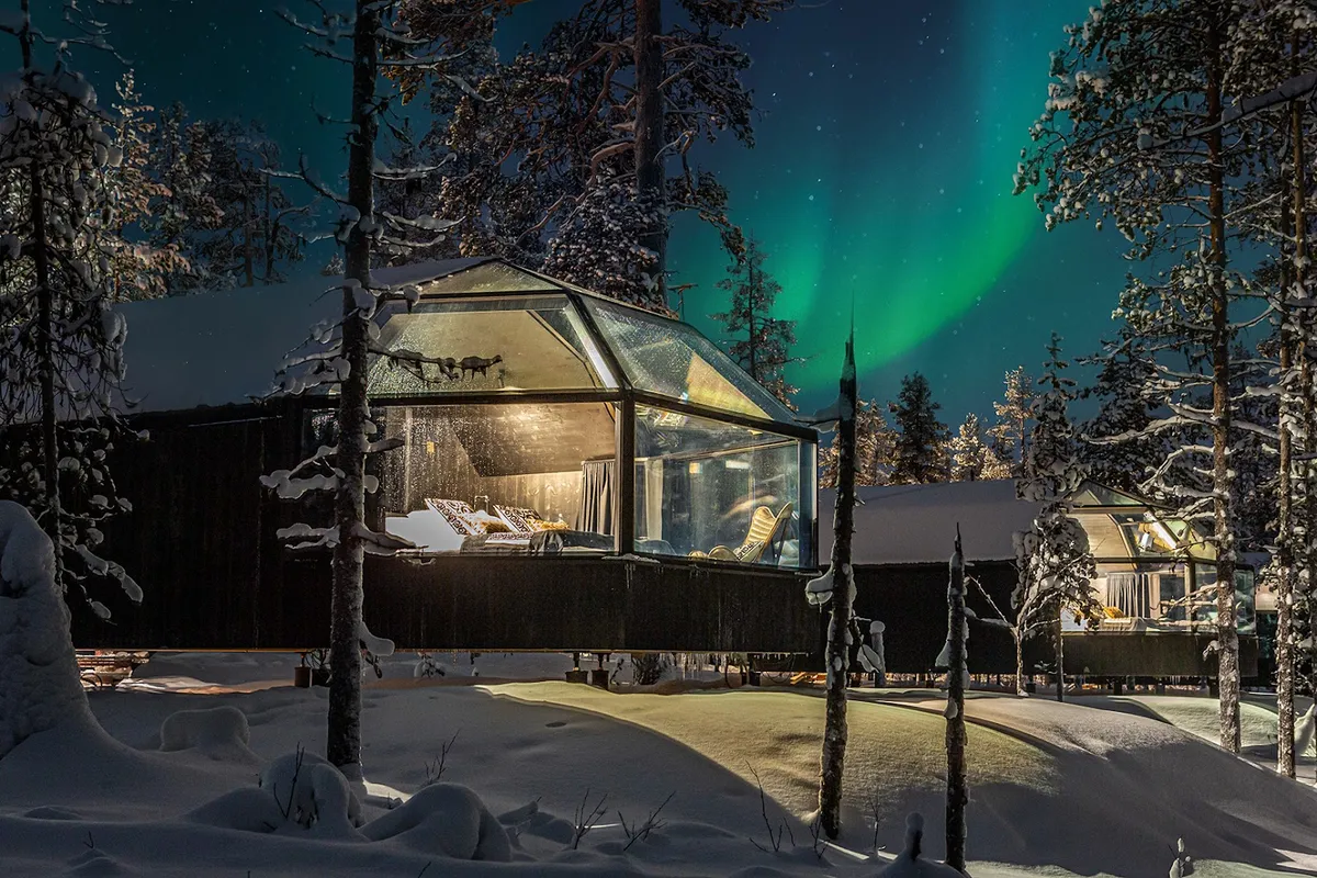 Aurora Queen Resort, Lapland exterior view