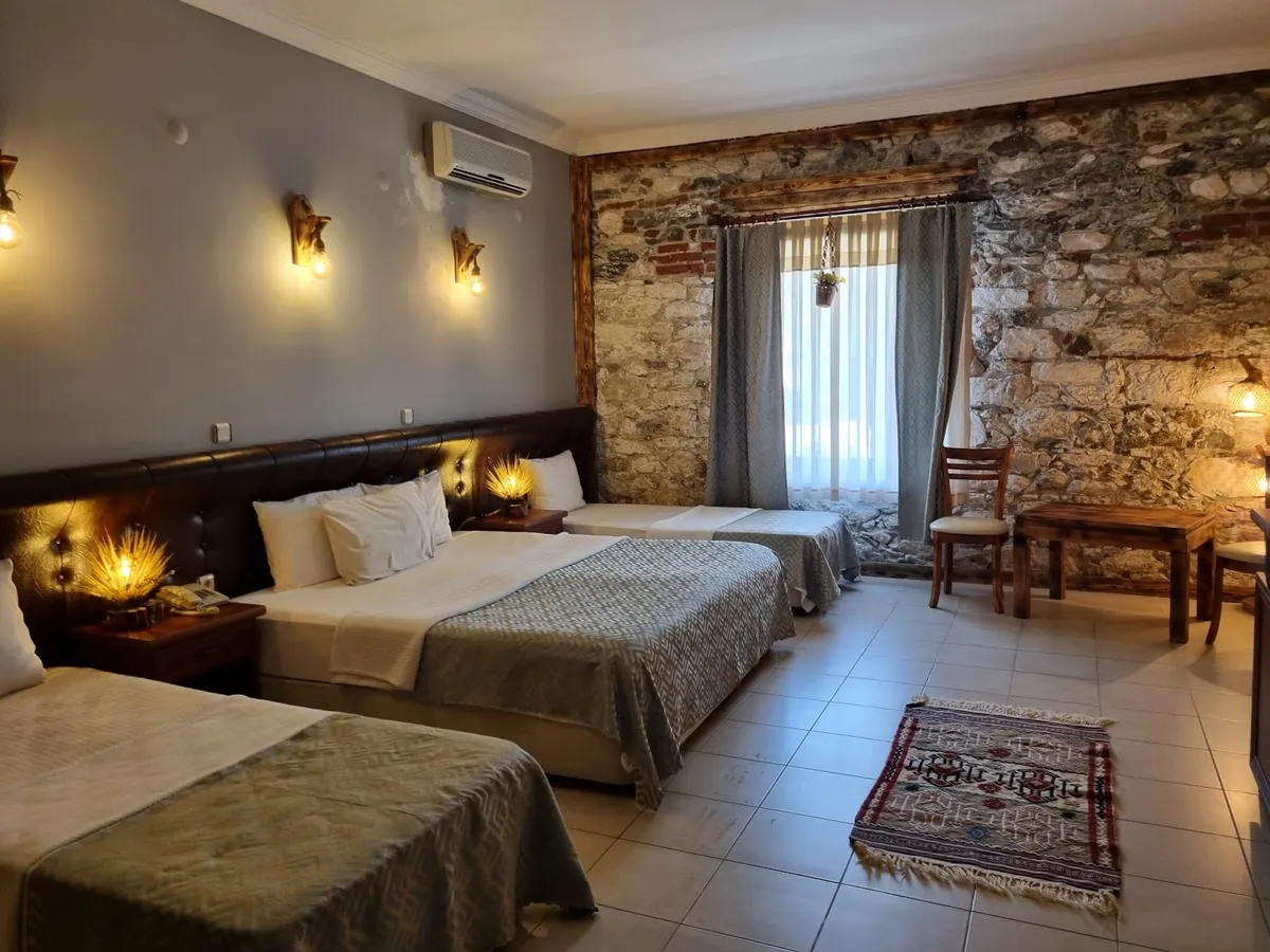 Bacahan Hotel, Aegean Coast exterior view