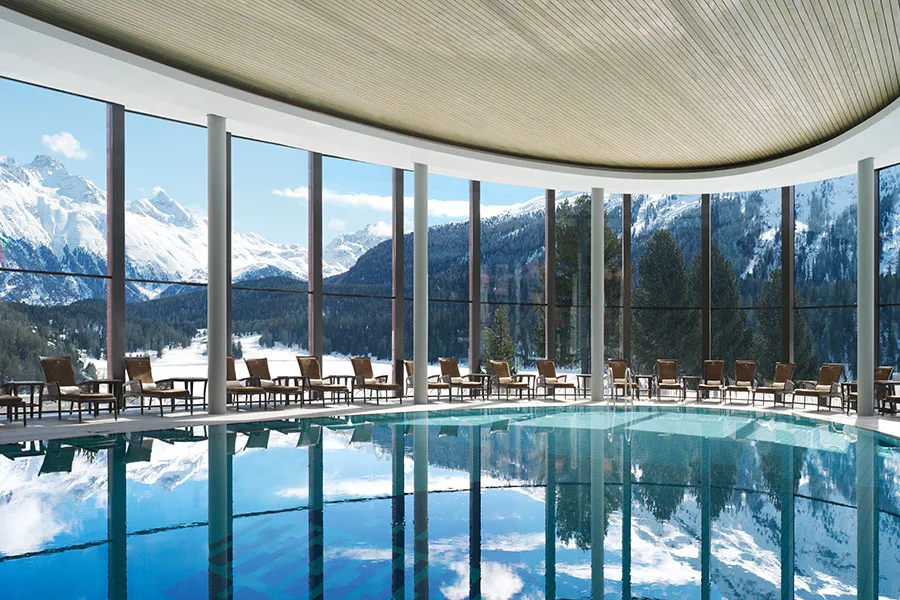 Badrutt's Palace Hotel St. Moritz, St Moritz exterior view