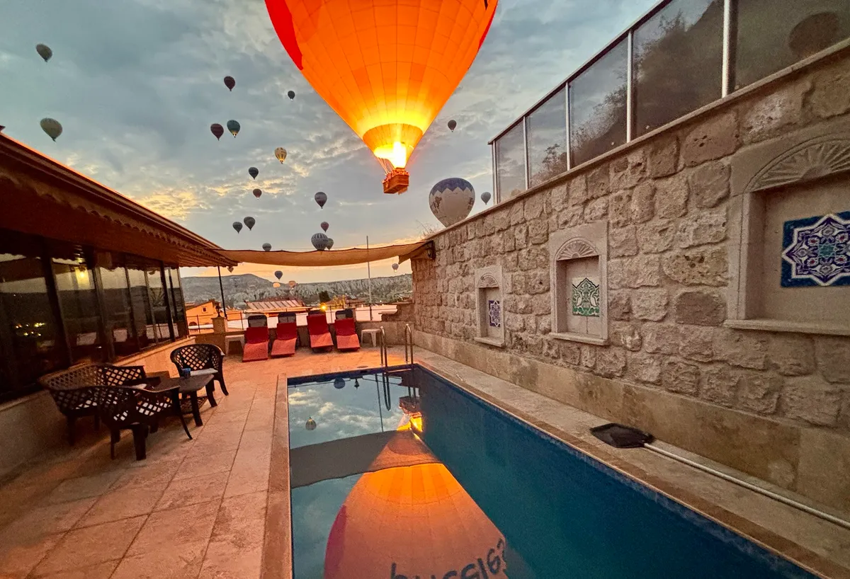 Balloon Cave Hotel, Cappadocia exterior view