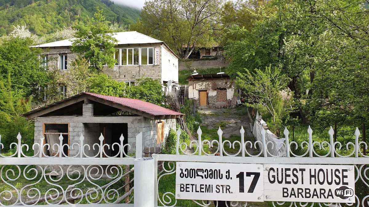 Barbara, Mestia exterior view