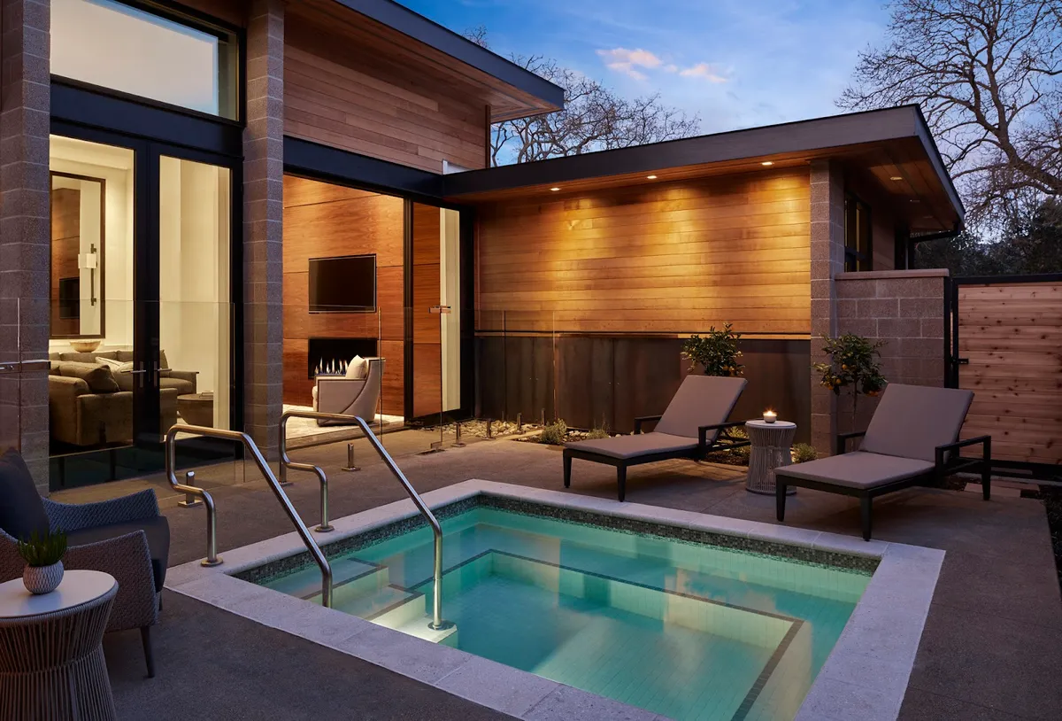 Bardessono Hotel and Spa, Napa Valley exterior view
