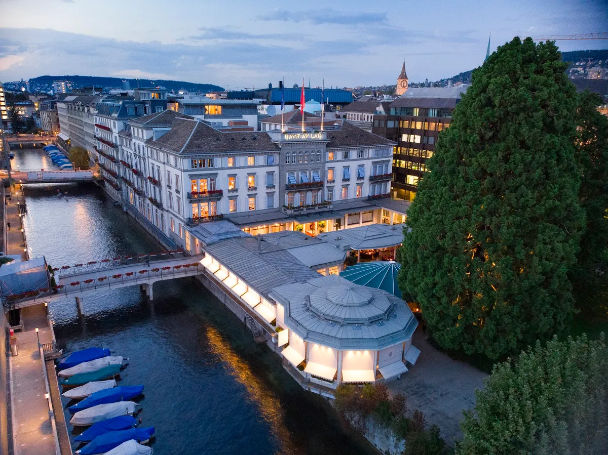 Baur au Lac, Zurich exterior view