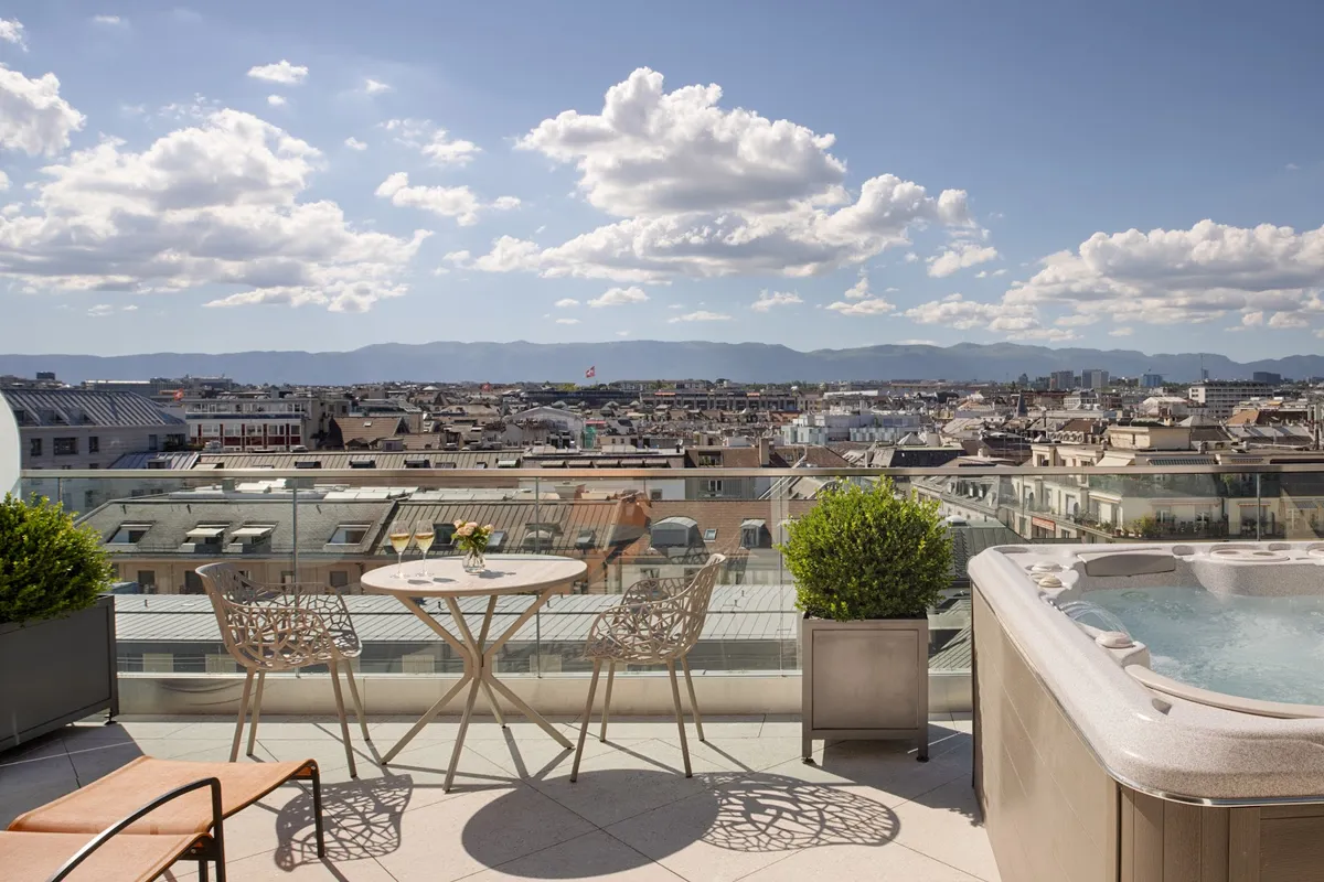 Beau-Rivage Genève, Geneva exterior view
