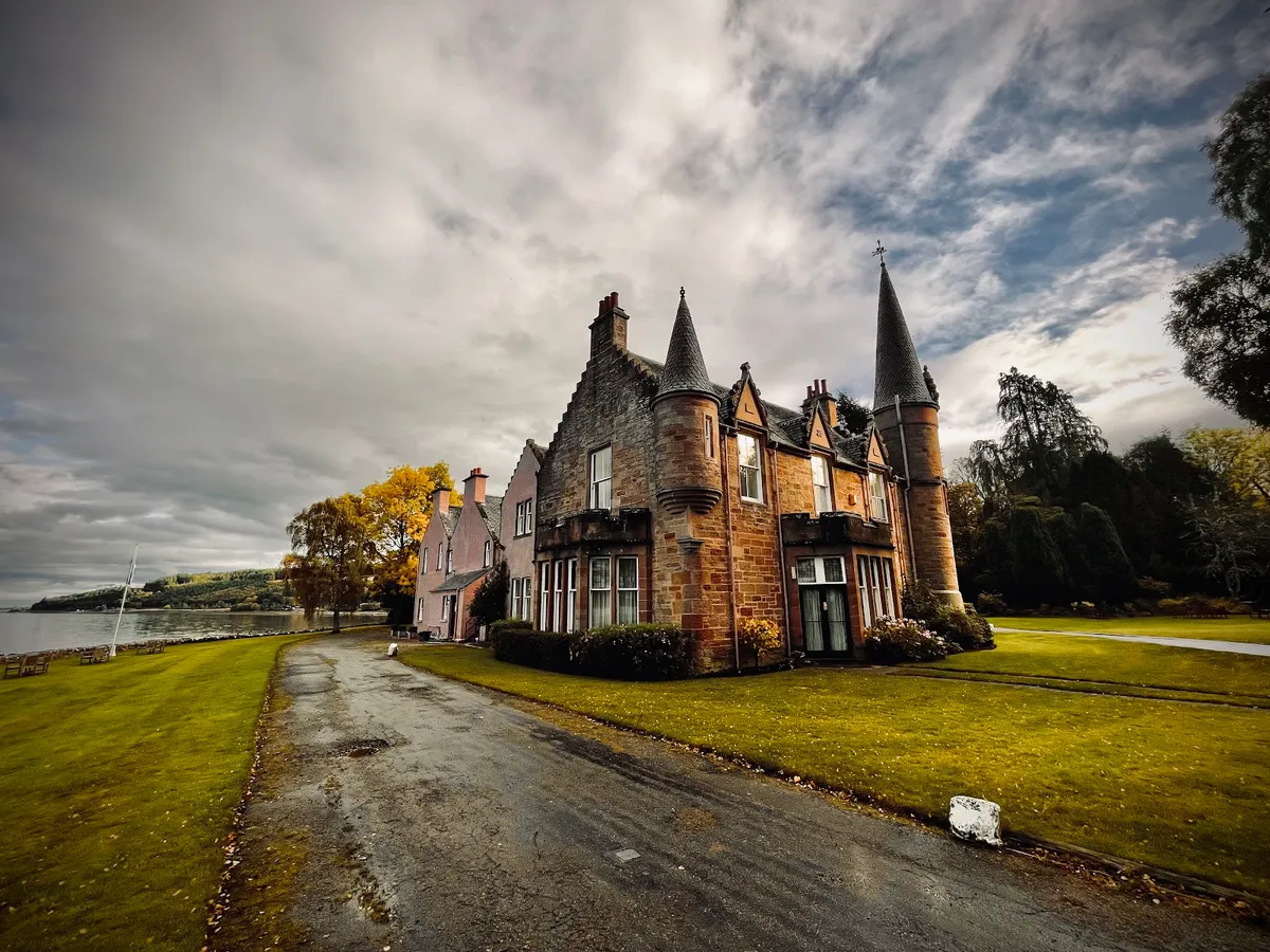 Bunchrew House, Scottish Highlands exterior view