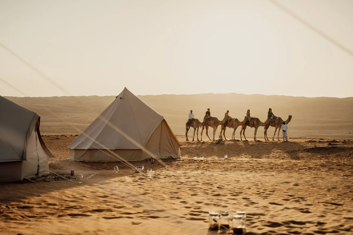 Canvas Club Luxury Tents, Wahiba Sands exterior view
