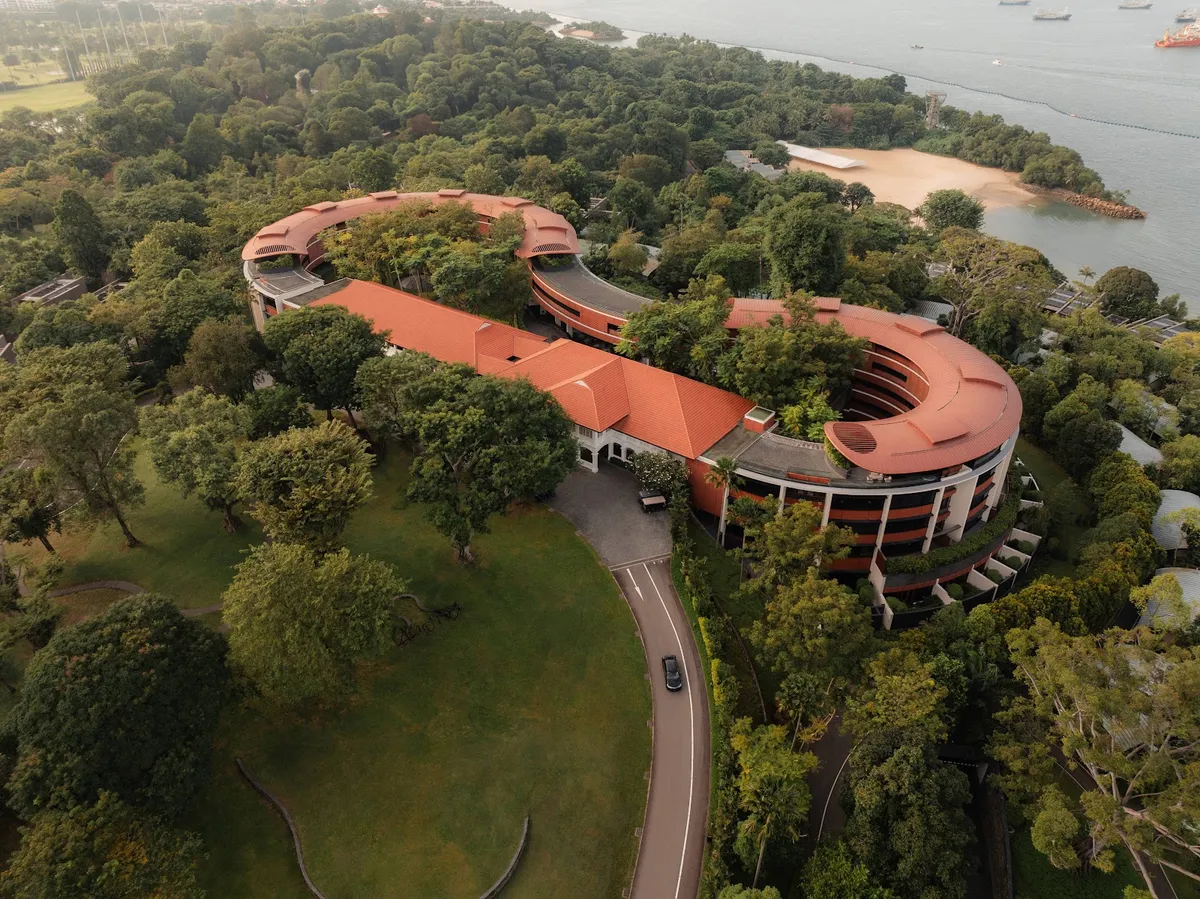 Capella Singapore, Sentosa exterior view