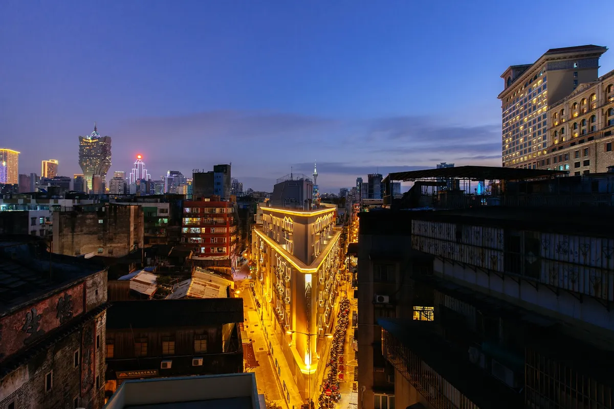 Caravel Hotel, Macau City exterior view