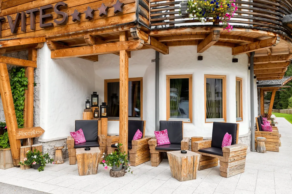 Chalet Vites Mountain Hotel, Dolomites exterior view