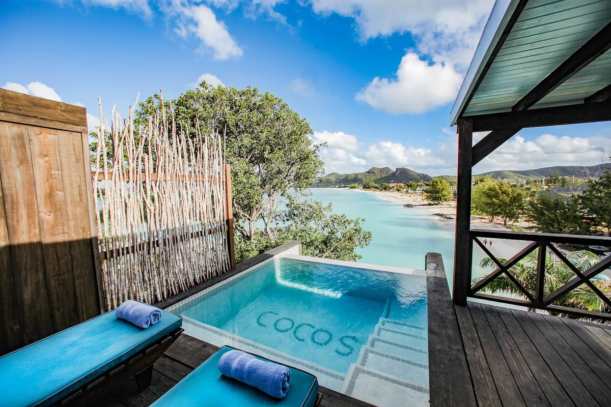 COCOS Hotel (Antigua), English Harbour exterior view