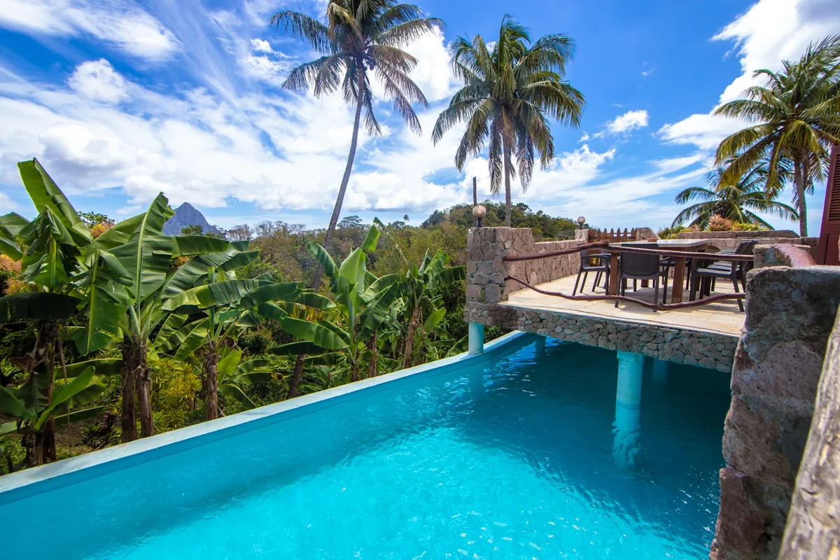 Crystals Luxury Villa Hotel St Lucia, Soufriere exterior view