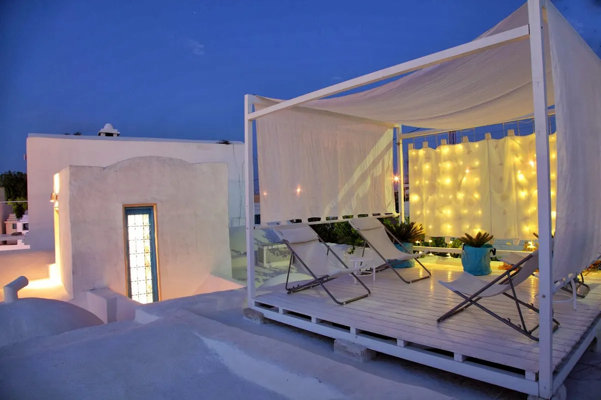 Dar Bibine, Djerba exterior view