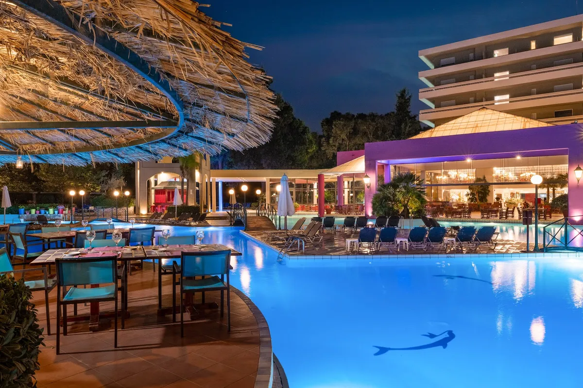 Dionysos Hotel, Rhodes exterior view