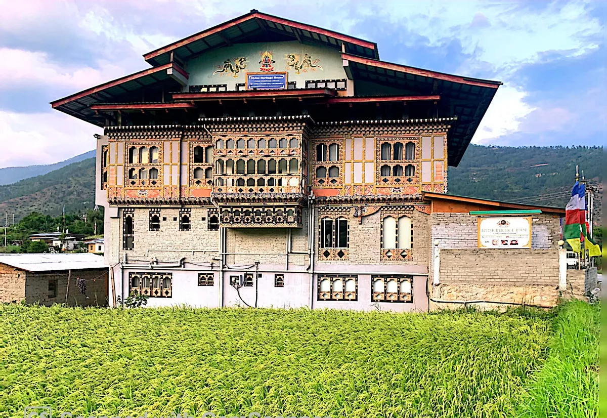 Divine Heritage House, Punakha exterior view