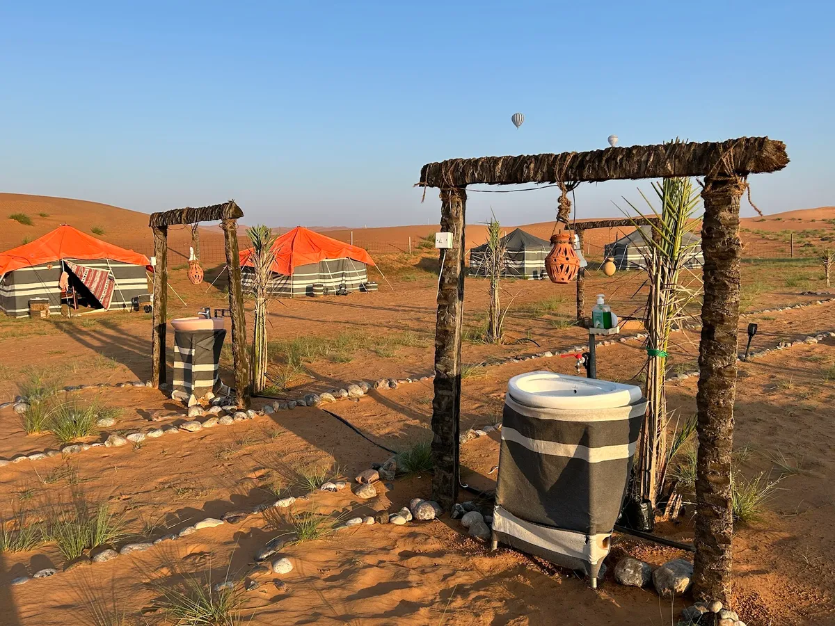 Endless Dune Camp, Wahiba Sands exterior view