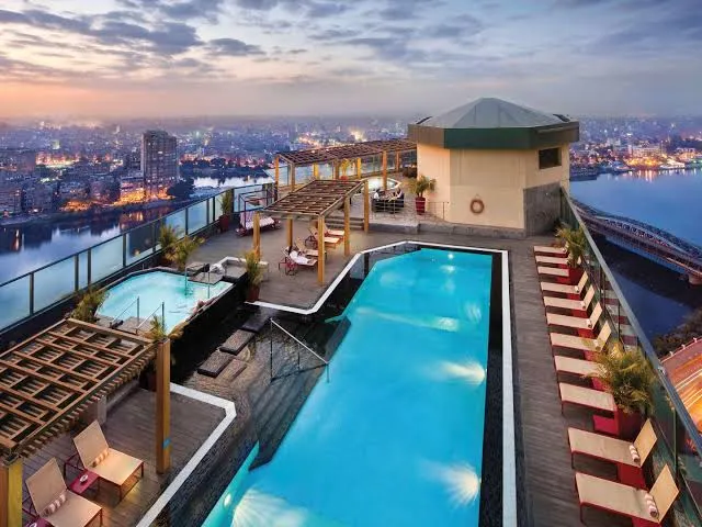 Fairmont Nile City Hotel, Cairo exterior view
