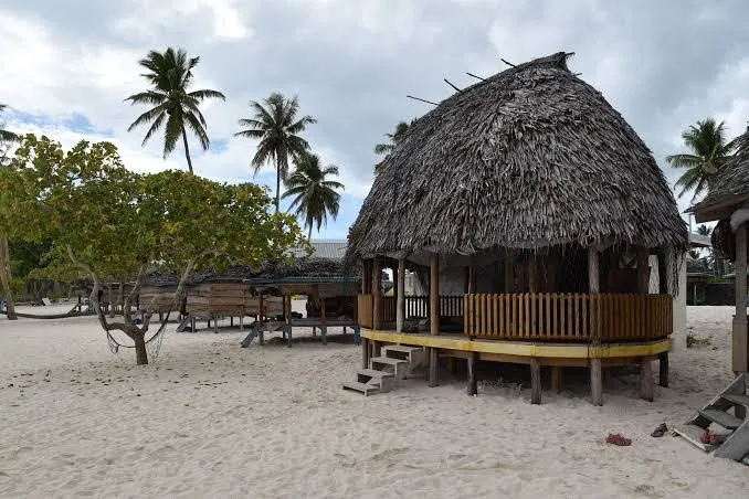 Falealupo Beach Fales, Savaii exterior view
