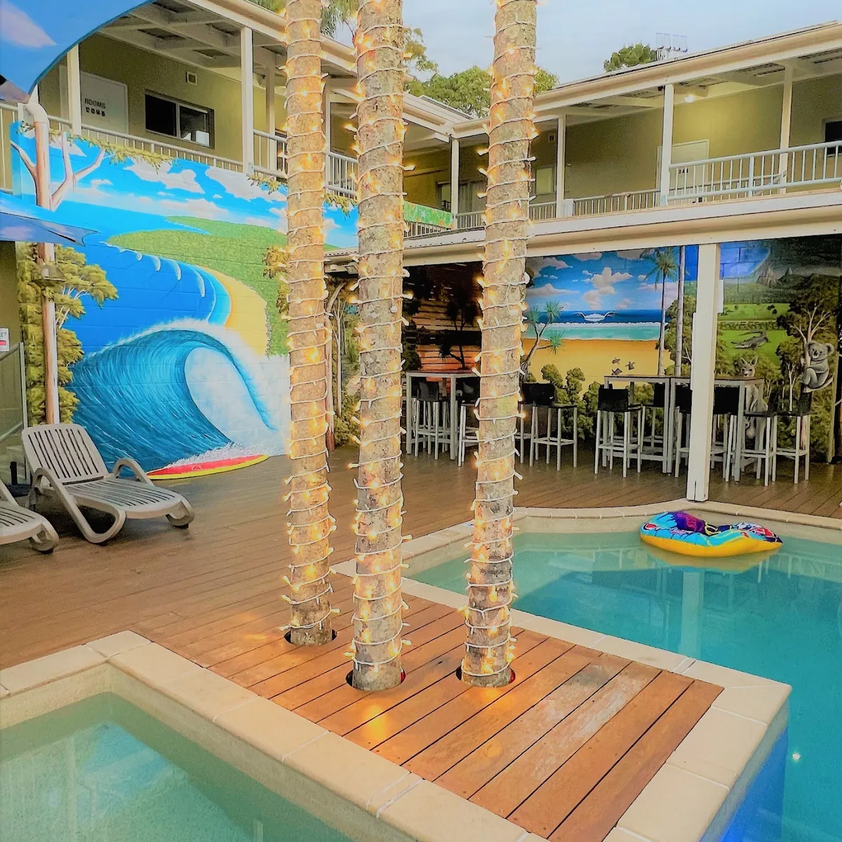 Flashpackers Noosa, Noosa exterior view