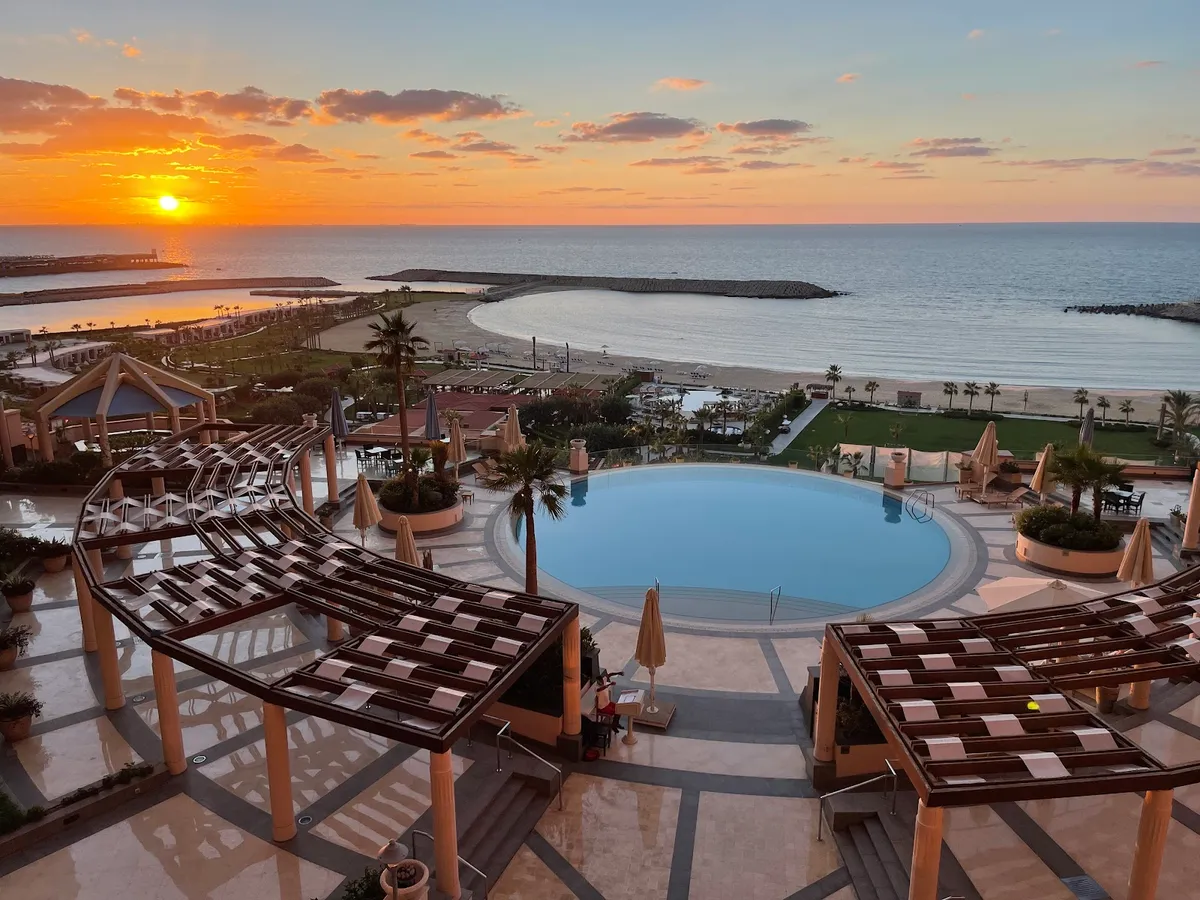 Four Seasons Hotel Alexandria at San Stefano, Egypt, Alexandria exterior view