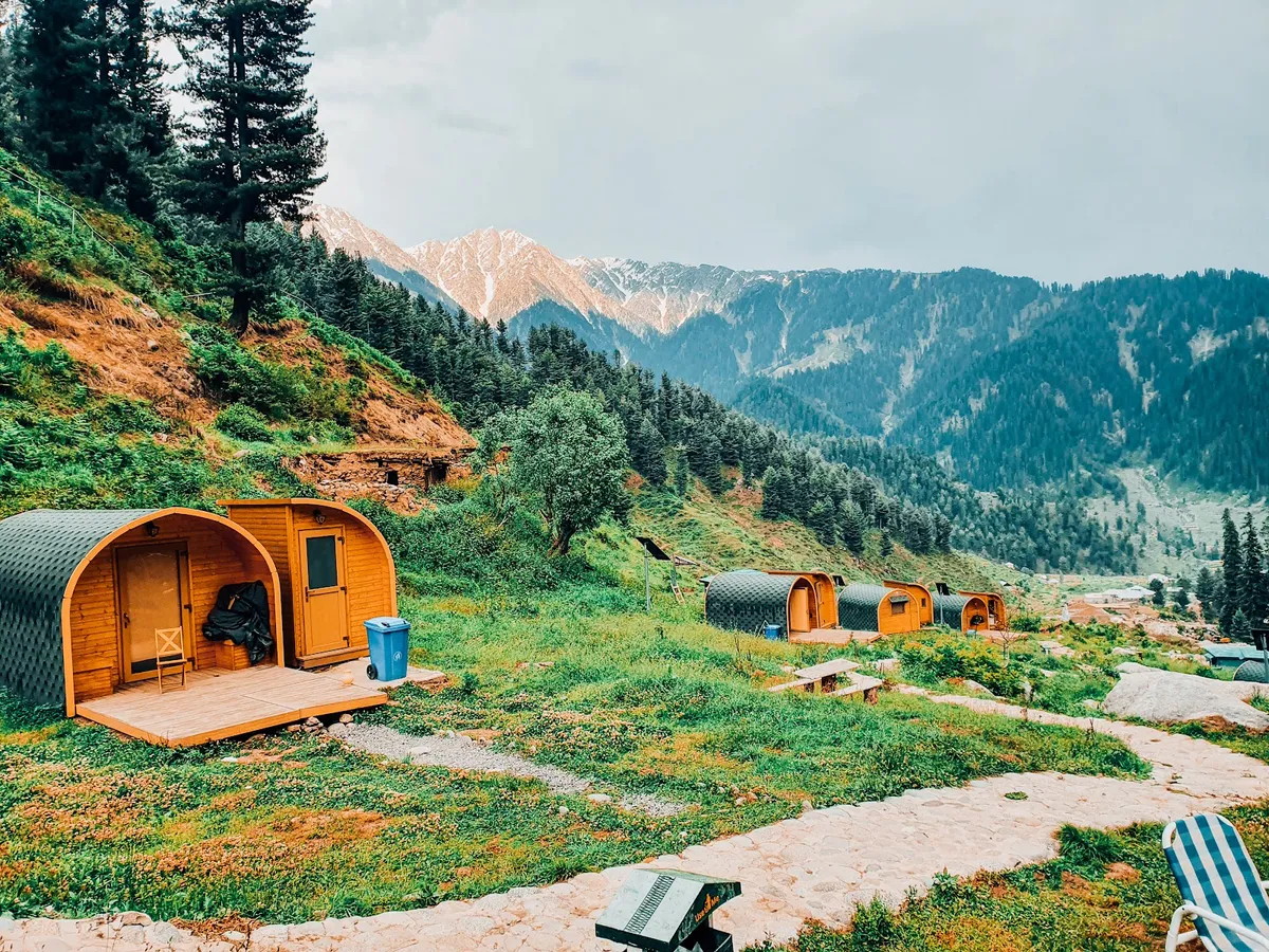 Gabin Jabba Camping Pods, Swat Valley exterior view