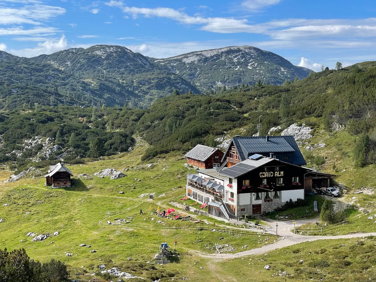 Gjaid Alm, Tyrolean Alps exterior view