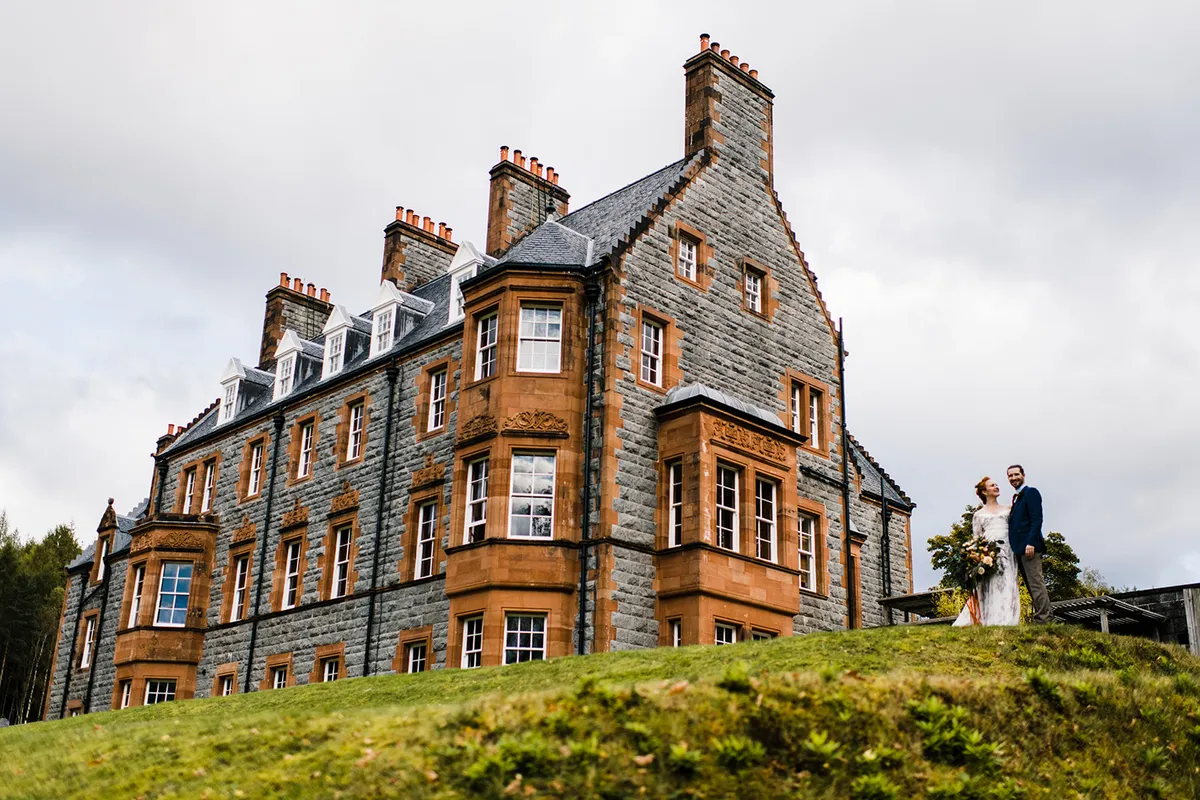 Glencoe House, Scottish Highlands exterior view