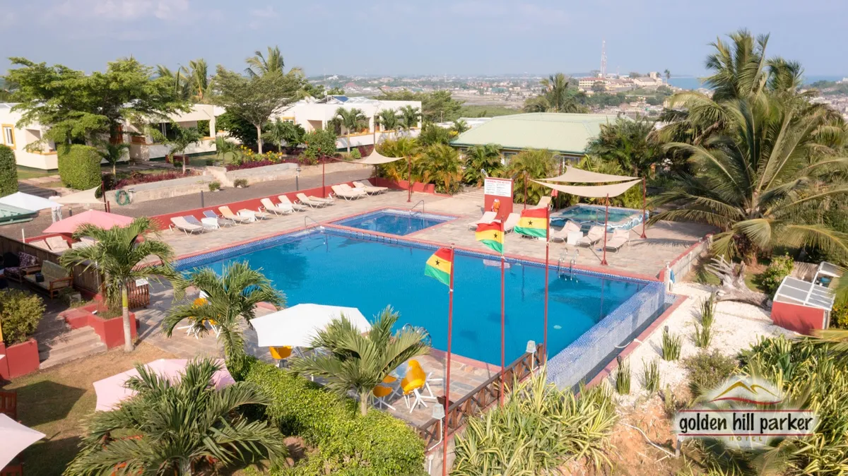 Golden Hill Parker Hotel, Cape Coast exterior view