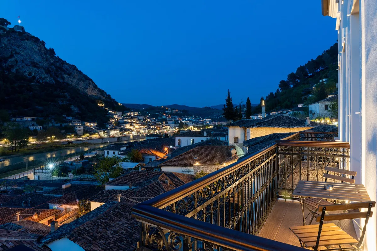 GrandView Hotel, Berat, Berat exterior view