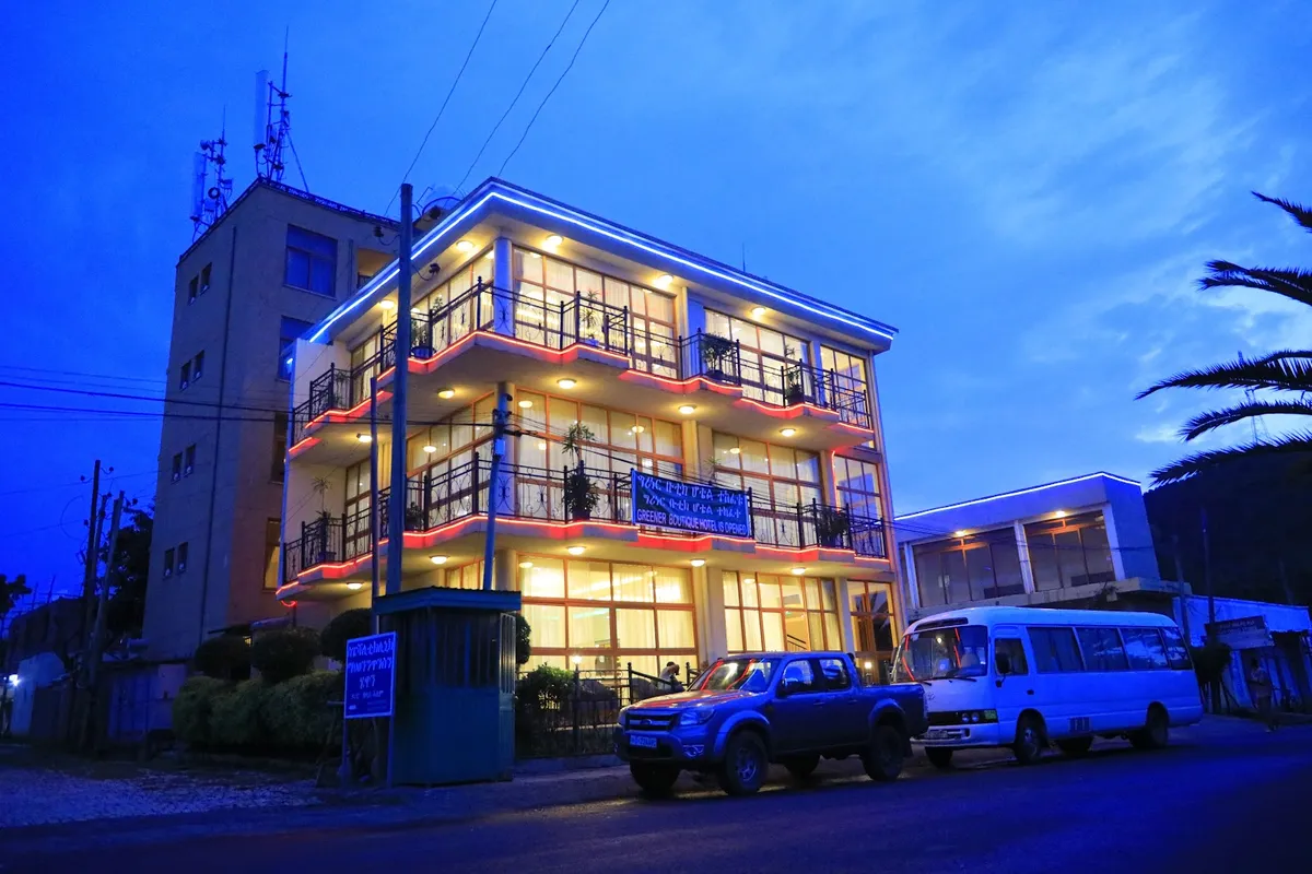 Greener boutique hotel axum, Axum exterior view