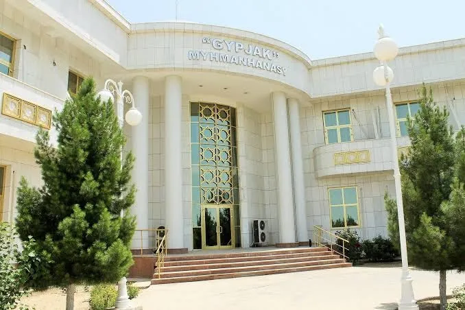 Gypjak Hotel, Ashgabat exterior view