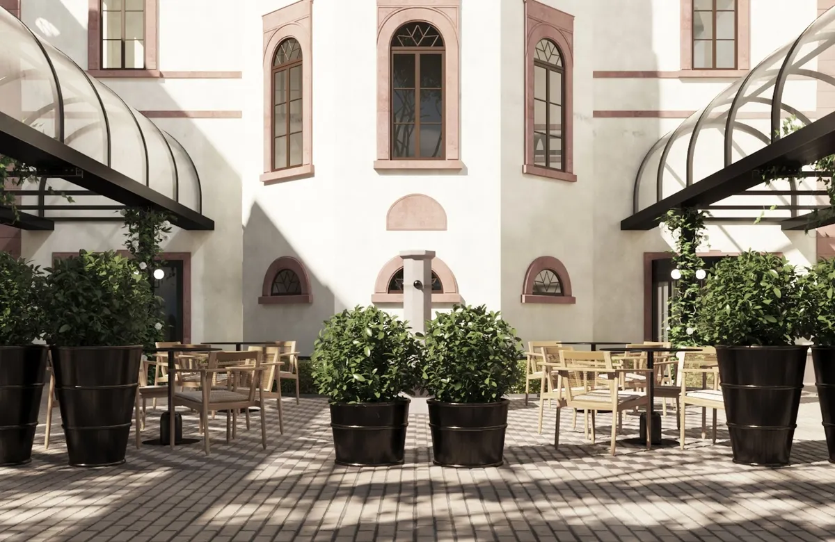 Hilton Heidelberg, Heidelberg exterior view
