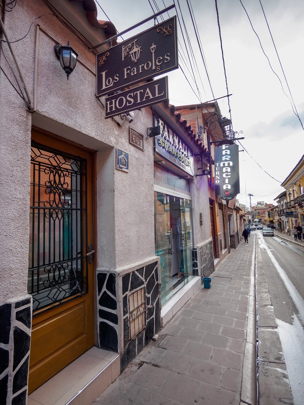 Hostal Los Faroles, Potosi exterior view