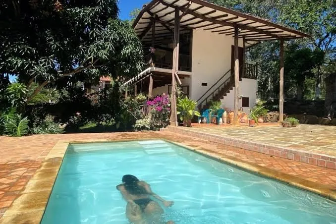 Hostal Villa San Rafael - Double Or Twin Room, Barichara exterior view