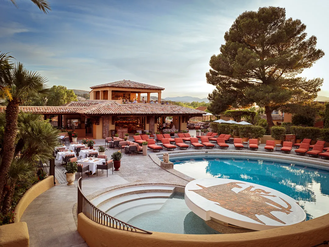Hôtel Byblos, Saint Tropez exterior view