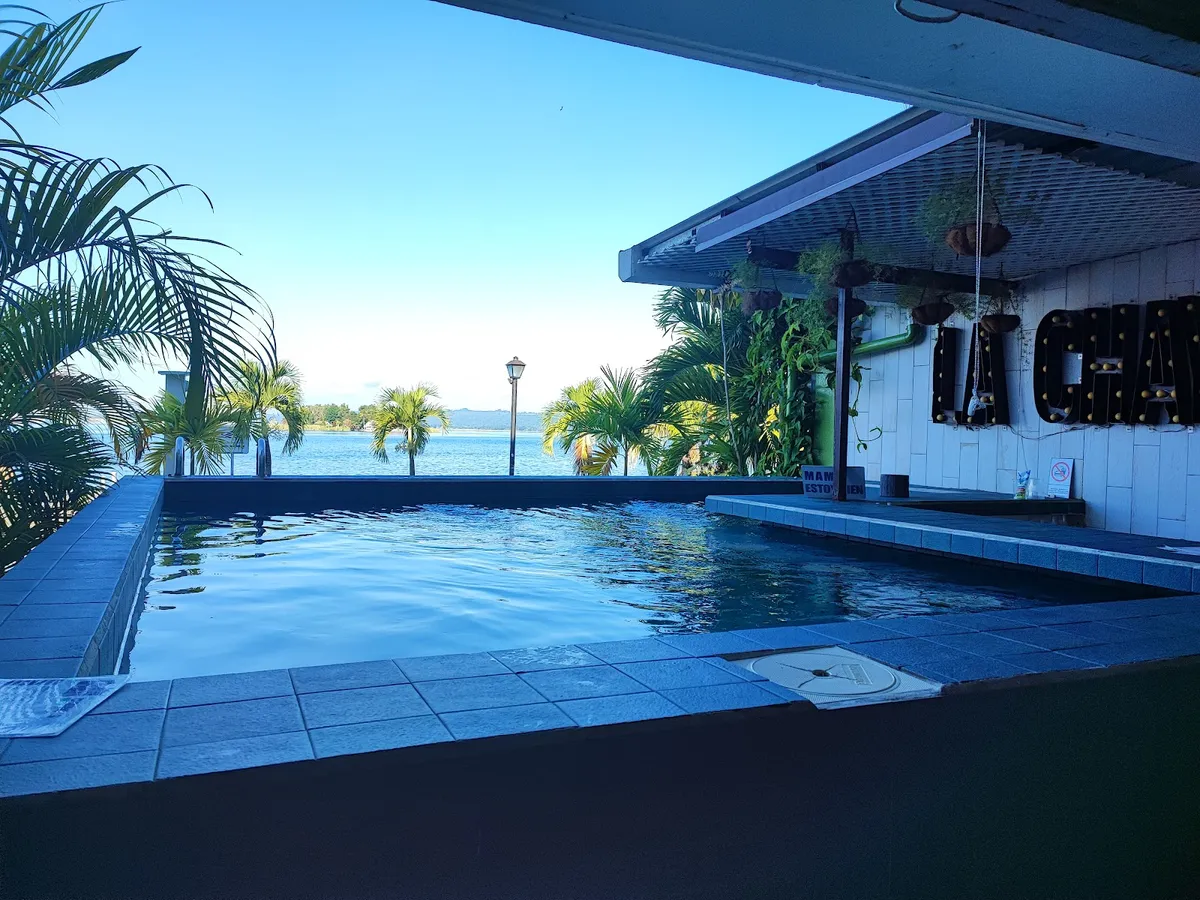 Hotel Peten, Flores exterior view