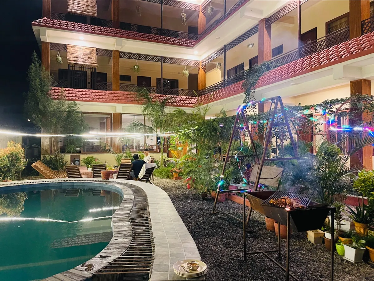 Hotel Sauraha Village, Chitwan exterior view