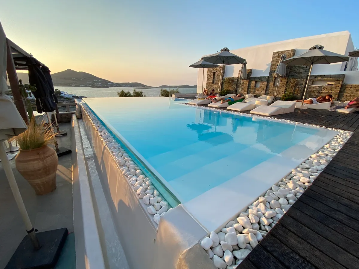 Hotel Senia, Cyclades exterior view