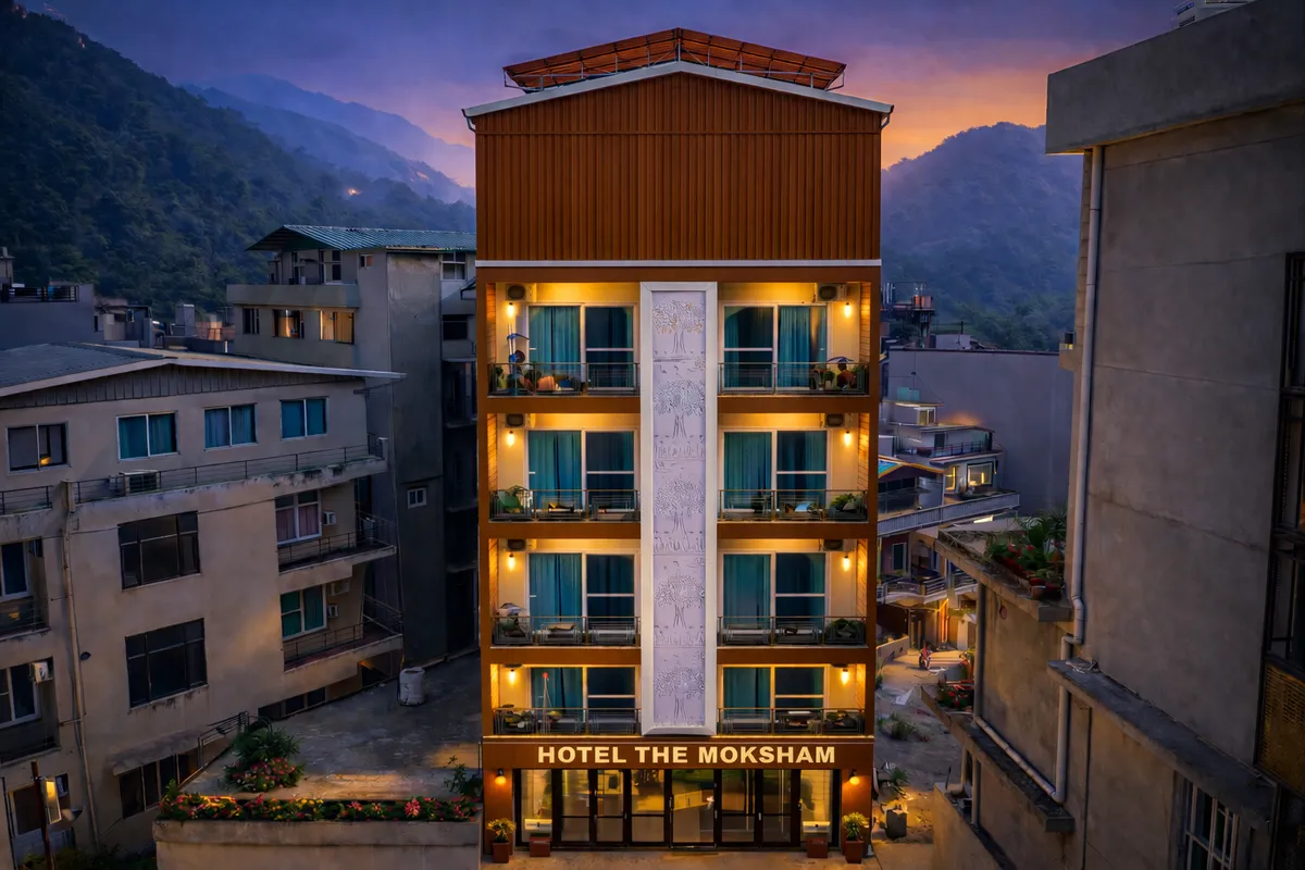 Hotel The Moksham, Rishikesh exterior view